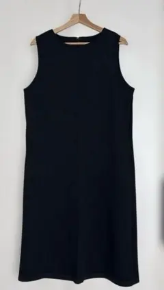 黒ロングワンピース ジャンパースカートM