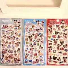 正規品 プチドロップステッカー ディズニー 3枚セット　ベイビーミッキー等