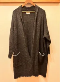 チャコールカーディガン M