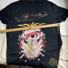 Ed Hardy 長袖 Tシャツ スカル 桜 ブラック - メルカリ
