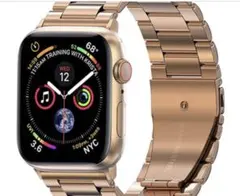 Apple Watch メタリック バンド 38/40/41mm ローズゴールド