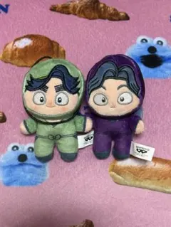 忍たま乱太郎　ほわぬい　綾部喜八郎　立花仙蔵 忍たま乱太郎 ほわぬい 立花仙蔵 綾部喜八郎 - メルカリ