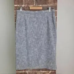 TALBOTS　タルボット　スカート　グレー　タイト　ツイード　サイズ６　伸縮性のサムネイル