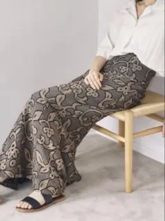 TODAYFUL トゥデイフルJacquard Leaf Pencilskirt
