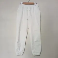 訳あり　ロデオクラウンズ　ジョガーパンツ　白　ワークパンツ　 M ウエストゴム
