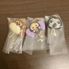 ズートピアアイスキャンディーチャーム3個セットフラッシュフィニッククロウハウザー