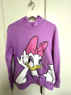 BABYDOLL デイジー　プリント パーカー M 紫