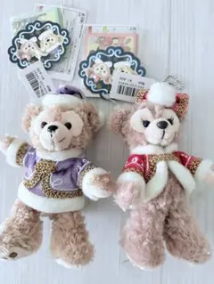 ダッフィー ぬいぐるみバッジ キャラクターグッズ