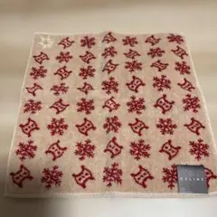 CELINE 雪の結晶デザインタオルハンカチ