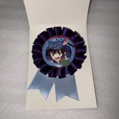 鬼滅の刃　ハロウィン2025 コサージュ風缶バッジ　嘴平伊之助