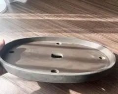 陶器製楕円形鉢　盆栽