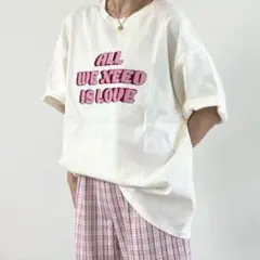 しまむら ayano 半袖Tシャツ Lサイズ　クリーム