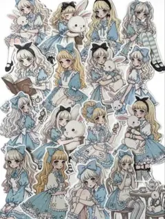 K-587-1 コラージュ素材 コラージュシート カット素材　 女の子