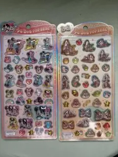 うるちゅるポップシール　ミッキーミニー、チップとデール