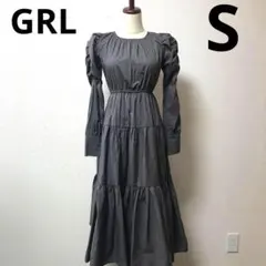 レディース　長袖　ワンピース　グレイル　ティアード　S 春 秋