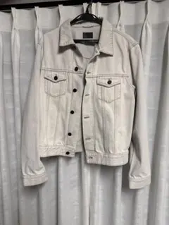 【未使用】SAINT LAURENT ホワイトデニムジャケット XXLのサムネイル