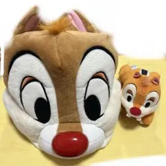 ディズニー デール かぶりもの 肩乗せぬいぐるみ カチューシャ