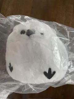 シマエナガ　ブランケット入りぬいぐるみ巾着