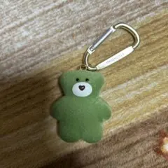 新品未使用　mojojojo matcha 緑色 カラビナ付き