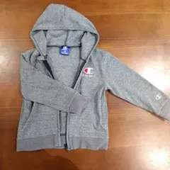 Champion パーカー フード付き グレー 110 上着 ジャンパー
