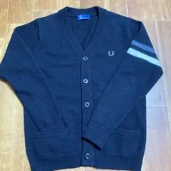 FREDPERRYフレッドペリー カーディガン 黒 JP XSウール男女年齢不問