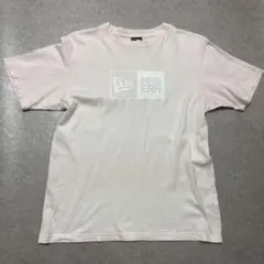NEW ERA ボックスロゴ Tシャツ ピンクのサムネイル