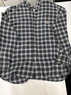 Carhartt チェック柄 ボタンダウン長袖シャツ