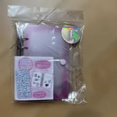 クーリア とうめいシールバインダー toumei ピンク ボンボンドロップシール