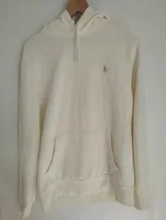 ラルフローレンホワイトパーカー