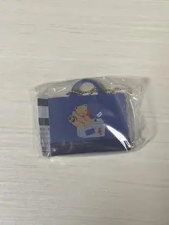 新品未開封ファミリア　カプセルトイ　デニムバック　紺色