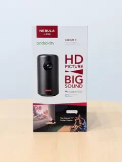 ANKER Nebula Capsule II 本体＋リモコン 美品 Amazon | AHTHA 代用リモコン for Anker Nebula プロジェクター