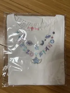 ネックレス刺しゅう　袖フリル　半袖Tシャツ mezzo piano メゾピアノのサムネイル
