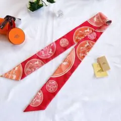 HERMES ツイリー スカーフ パープル系 エクスリブリスの紙吹雪 - メルカリ
