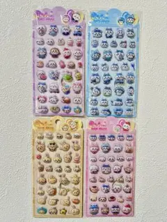 POP SEAL 3D立体ぷくぷくシール 4シートセット