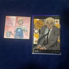 名探偵コナン 安室透　2点セット　ミニ色紙　miniクリアファイル