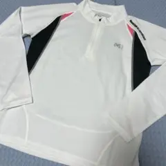 MILLET ハーフジップ Tシャツ Lサイズ　レディース　白
