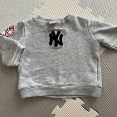 New York Yankees トレーナー 80サイズ グレー