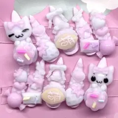 地雷系 量産型 姫系 ハンドメイド ネイルチップ 平成女児