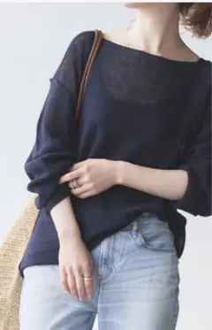 Spick & Spanリネンヤーンニット