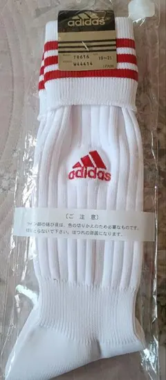 新品 adidas ソックス ホワイト 19〜21cm