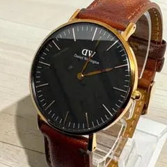 【電池交換済】ダニエルウェリントン　腕時計　G36R02　ブラックｘゴールドのサムネイル
