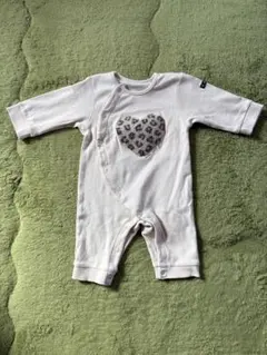 西松屋 ロンパース レオパード ハート ヒョウ柄 60 70