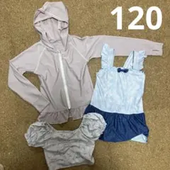 devirock ラッシュガード、水着セット 120cm