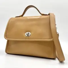 coach vintage 2way 9870 yellow オールドコーチ