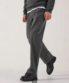 UNIQLO ユニクロ タックワイドパンツ グレー ワイドスラックス