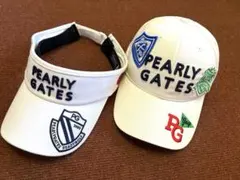 ぴょんこ様専用　パーリーゲイツ　2点セット　帽子＋サンバイザー