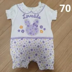 半袖ロンパース　70