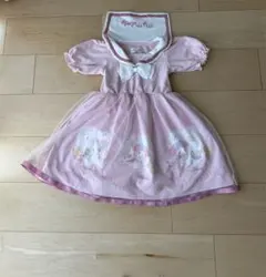 マジョリカ　マイメロディー　ワンピース　セーラー　110センチ