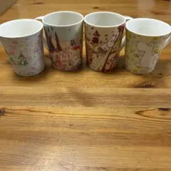 ヤマカ　ムーミン　マグカップ　4個セット