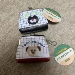 mojojojo PVCがま口ポーチ 2点セット